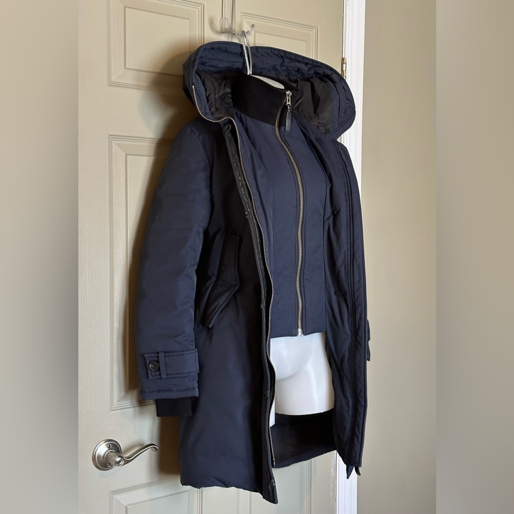 MACKAGE Villa Navy Winter Down Parka With Hood - XXS - Picture 8 of 13
